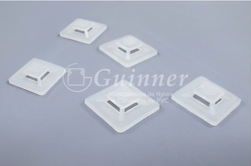 Fixadores Sem Adesivo Guinner em Nylon 6.6 Branco (Natural)